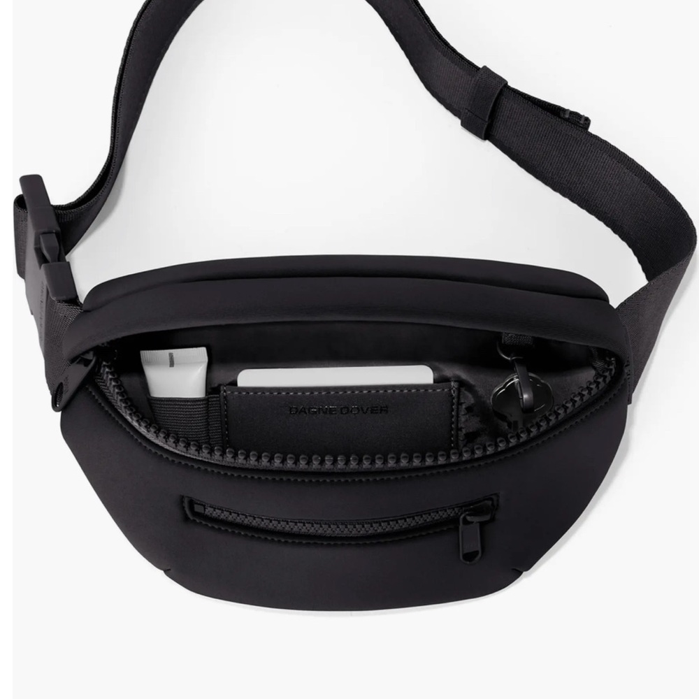 Dagne Dover Black Mini Belt Bag